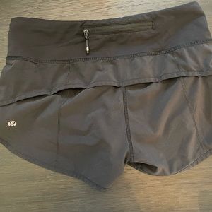 Lululemon speed shorts 2” size 2 black